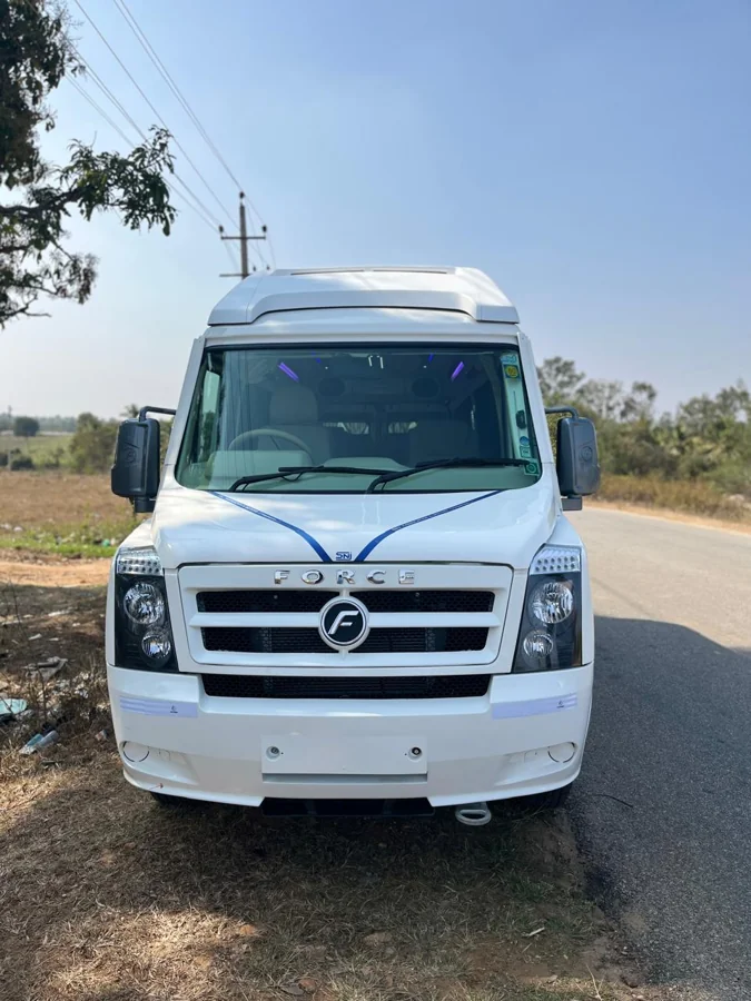 Force Urbania in Bangalore — 10 seater exterior view