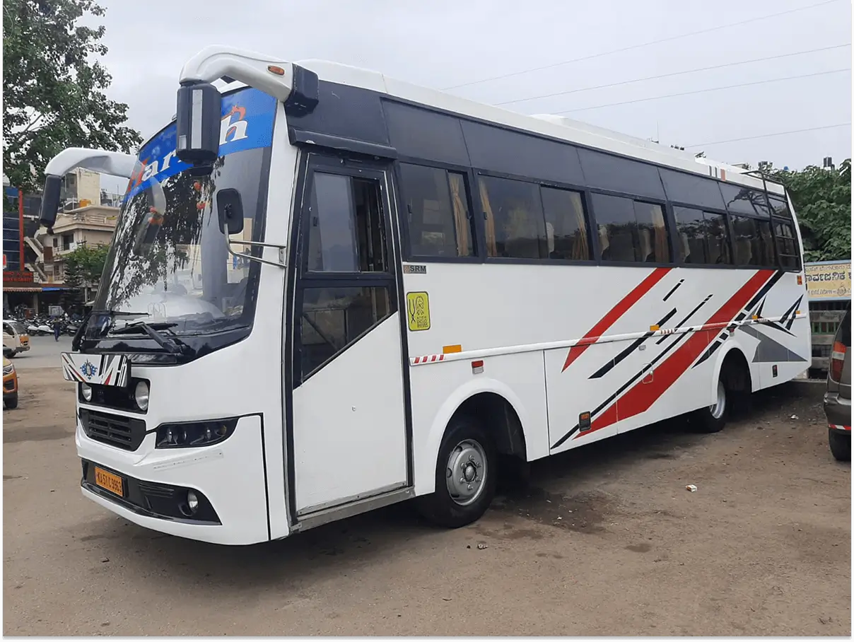 Luxury minibus rental Bangalore - 21 to 33 seater options