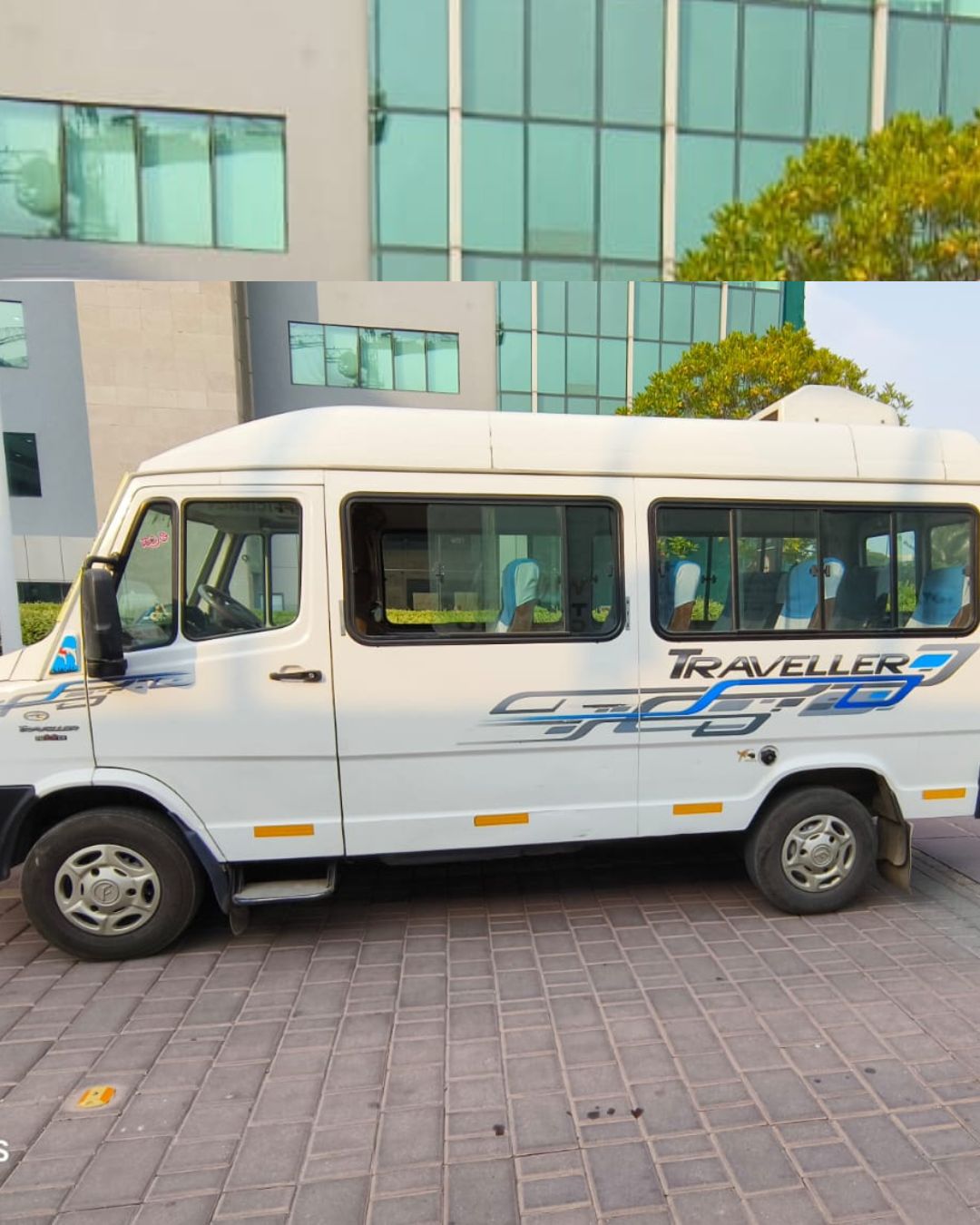 book the AC tempo traveller for rent in bangalore affordable pricing