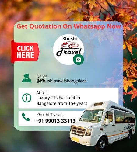 Luxury Tempo Traveller, SUV, sedan , car for rent in Kr puram Bangalore