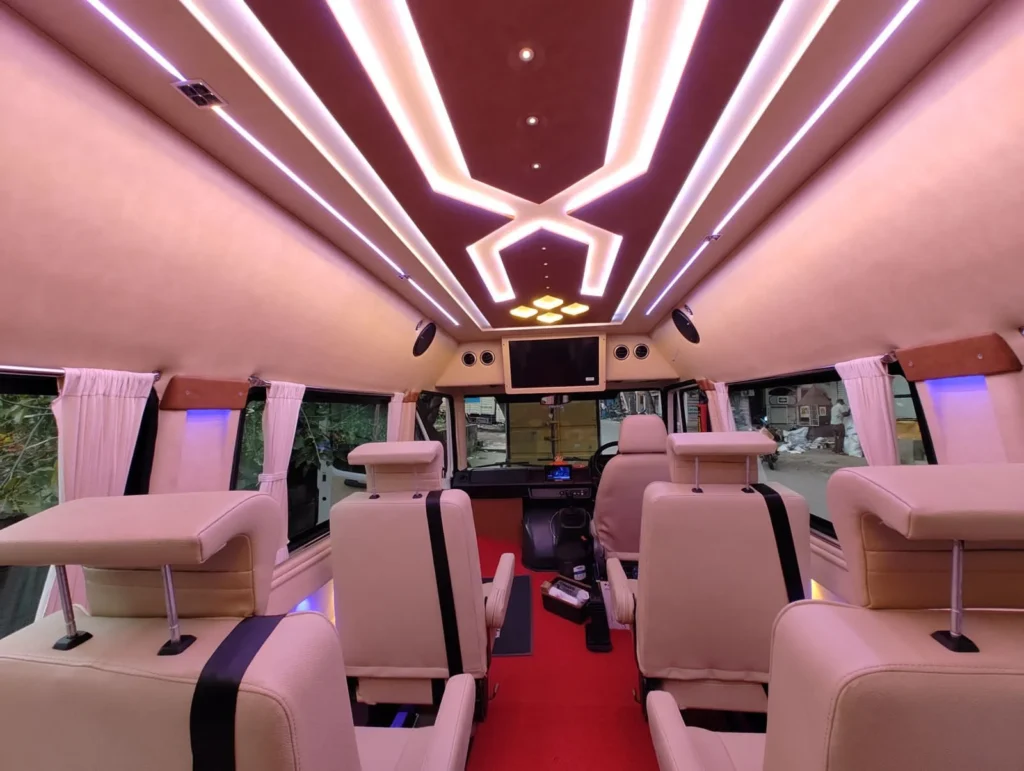7 Seater Luxury Tempo Traveller Bangalore