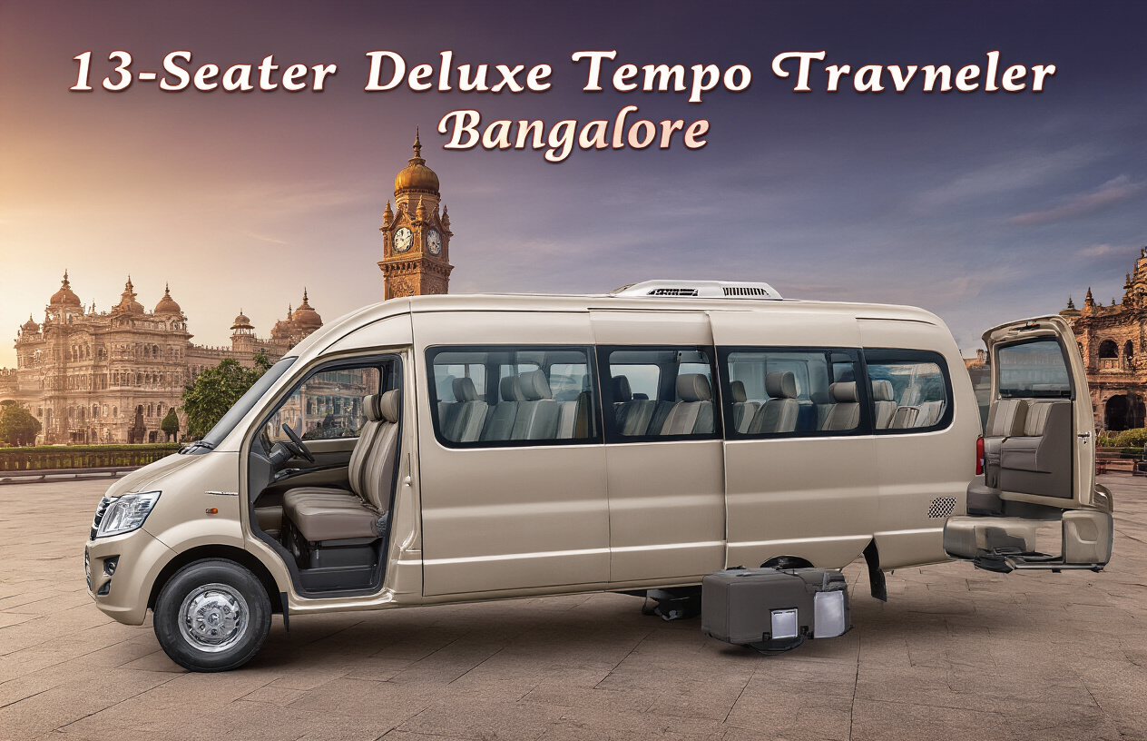 13-Seater Deluxe Tempo Traveller Bangalore