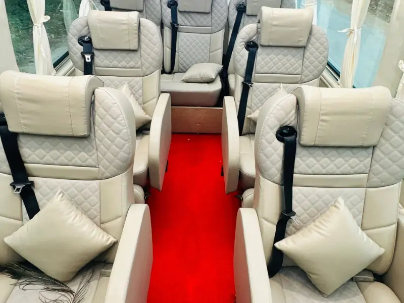 tempo traveller for long trip