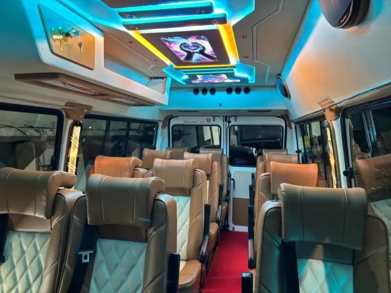 Deluxe Tempo Traveller booking