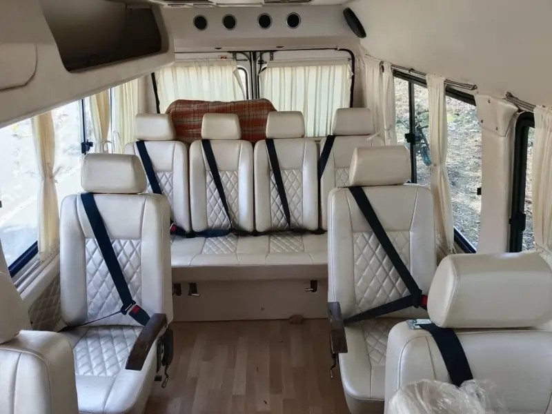 9 seater ultra luxury tempo traveller in Bangalore