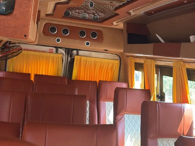 12 seater tempo traveller for rent