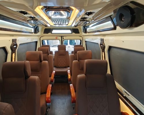 9 seater luxury tempo traveller